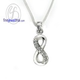 จี้เพชร จี้ทองคำขาว จี้อินฟินิตี้ จี้เพชรแท้ - P1090DWGe